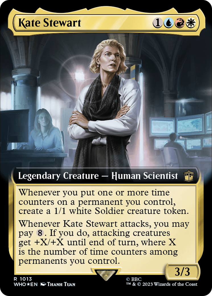 Kate Stewart (Extended Art) (Surge Foil) [Doctor Who] | The Time Vault CA