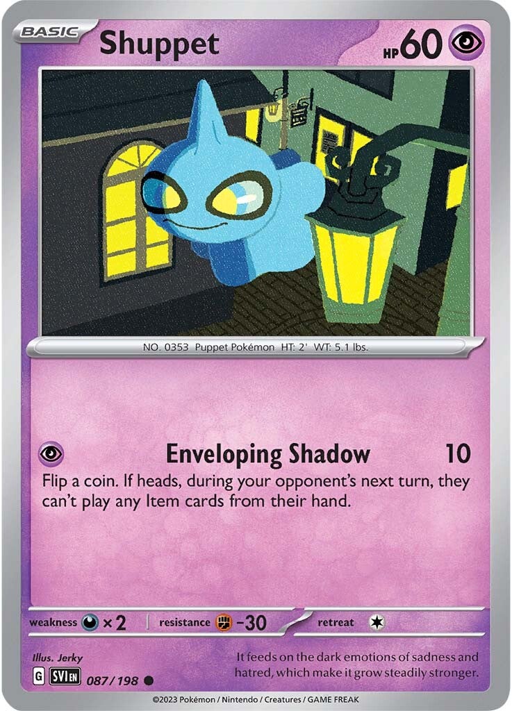 Shuppet (087/198) [Scarlet & Violet: Base Set] | The Time Vault CA