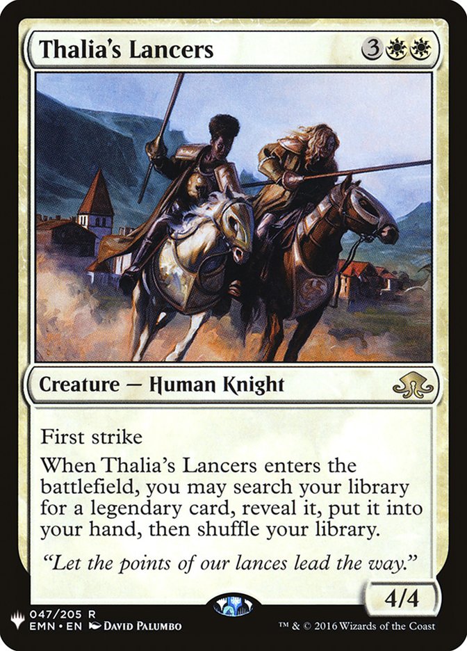 Thalia's Lancers [The List] | The Time Vault CA