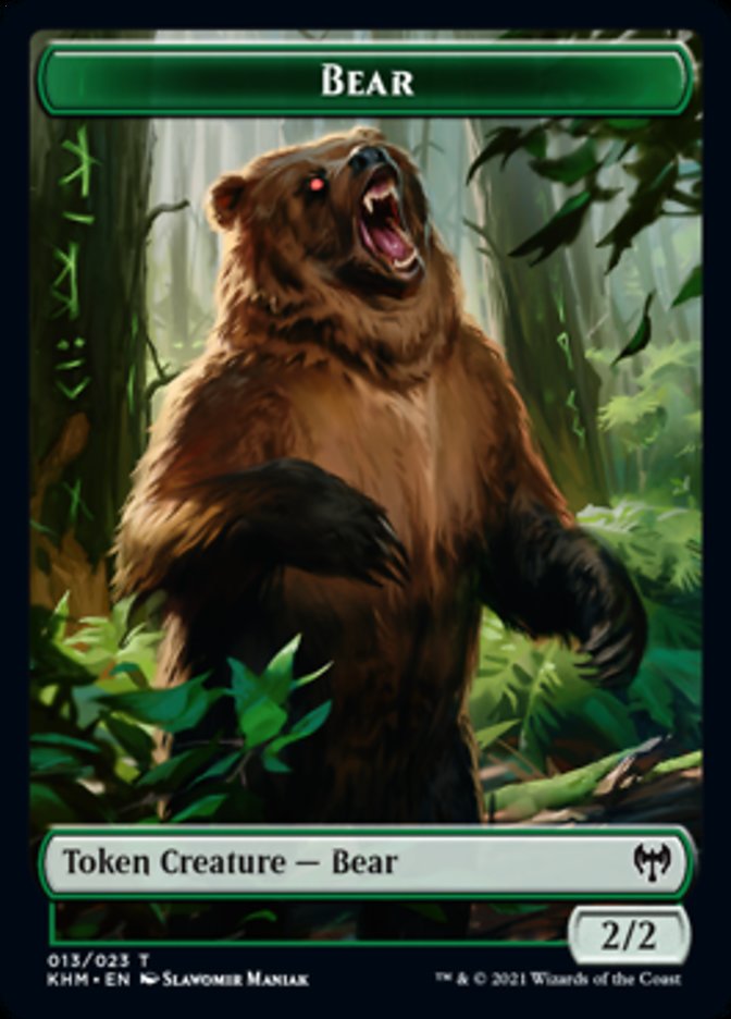 Bear Token [Kaldheim Tokens] | The Time Vault CA