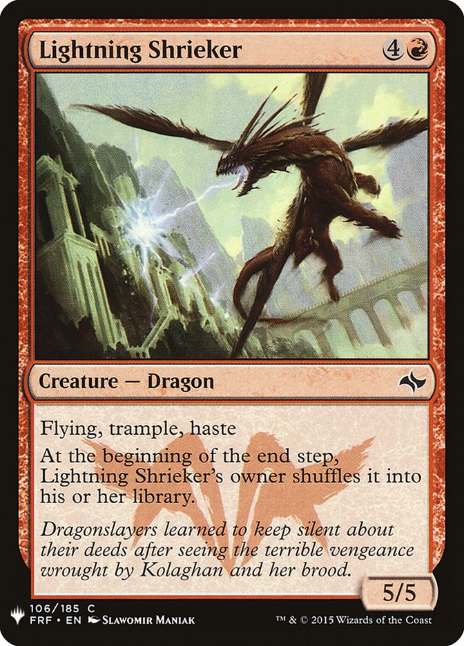 Lightning Shrieker [Mystery Booster] | The Time Vault CA