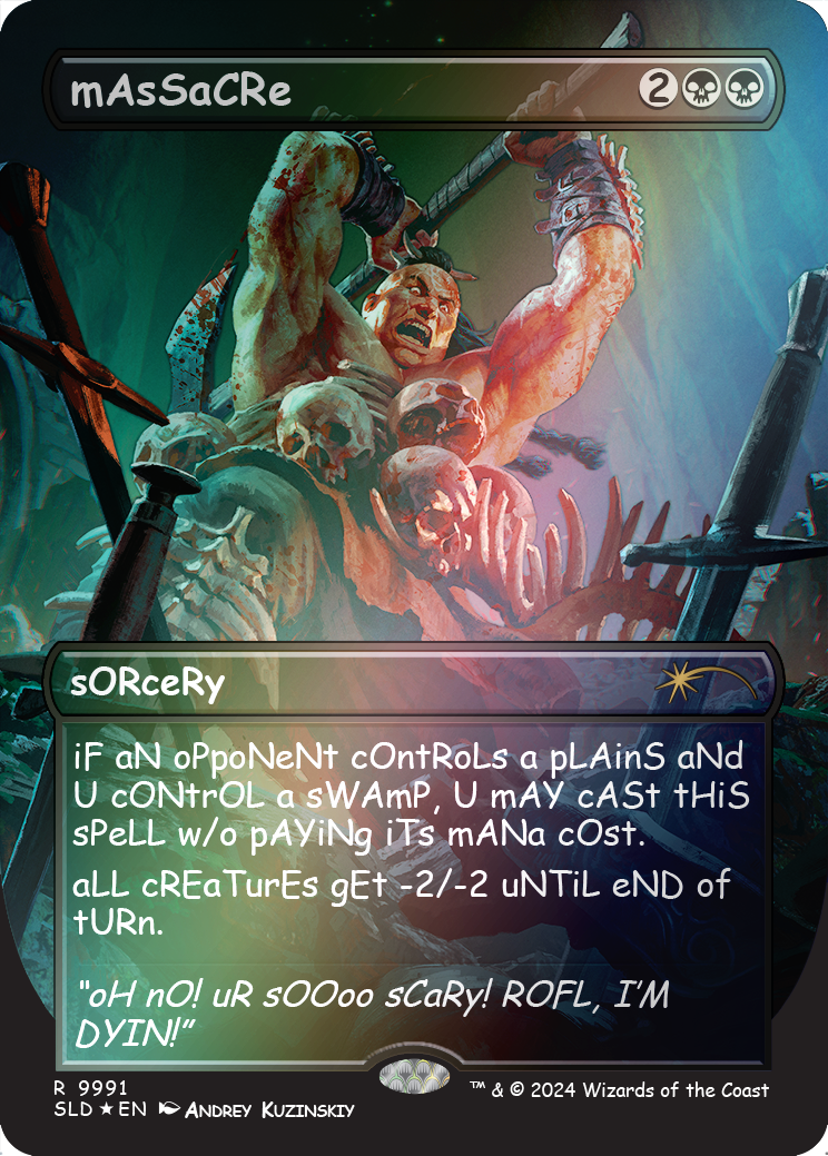 mAsSaCRe (Rainbow Foil) [Secret Lair Drop Series] | The Time Vault CA