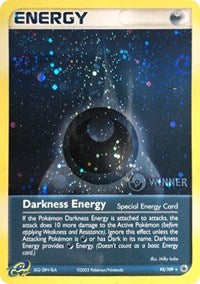 Darkness Energy (93/109) (Special) (Winner) [EX: Ruby & Sapphire] | The Time Vault CA