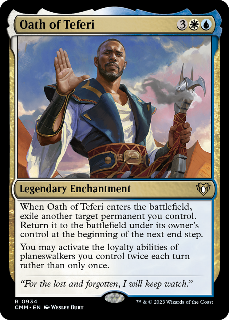 Oath of Teferi [Commander Masters] | The Time Vault CA