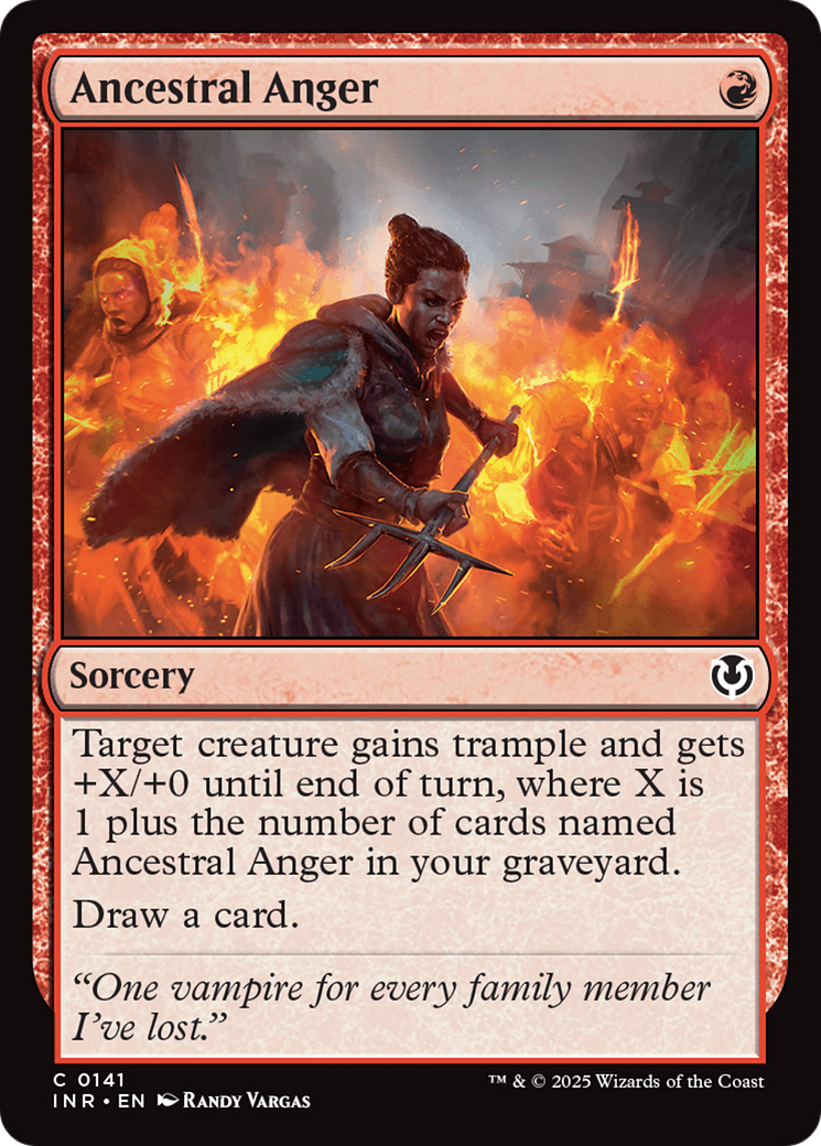 Ancestral Anger [Innistrad Remastered] | The Time Vault CA