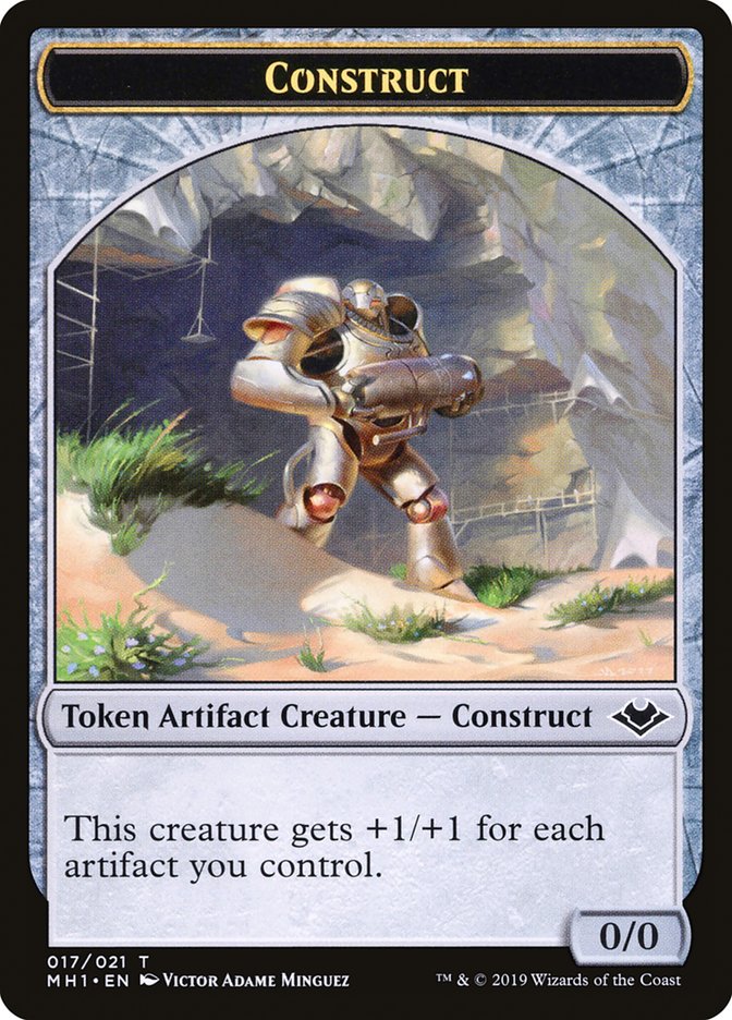 Soldier (004) // Construct (017) Double-Sided Token [Modern Horizons Tokens] | The Time Vault CA