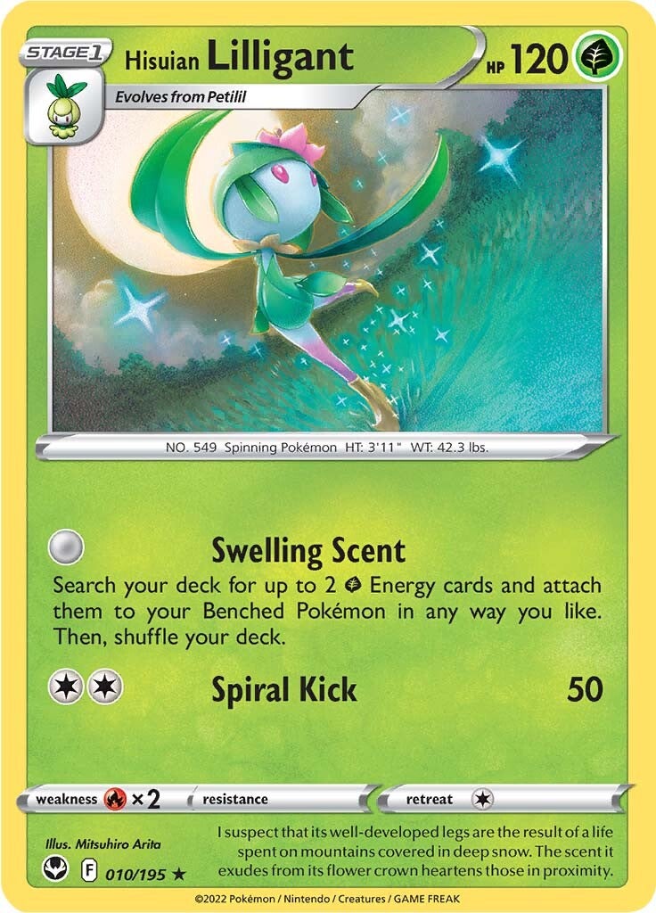 Hisuian Lilligant (010/195) [Sword & Shield: Silver Tempest] | The Time Vault CA