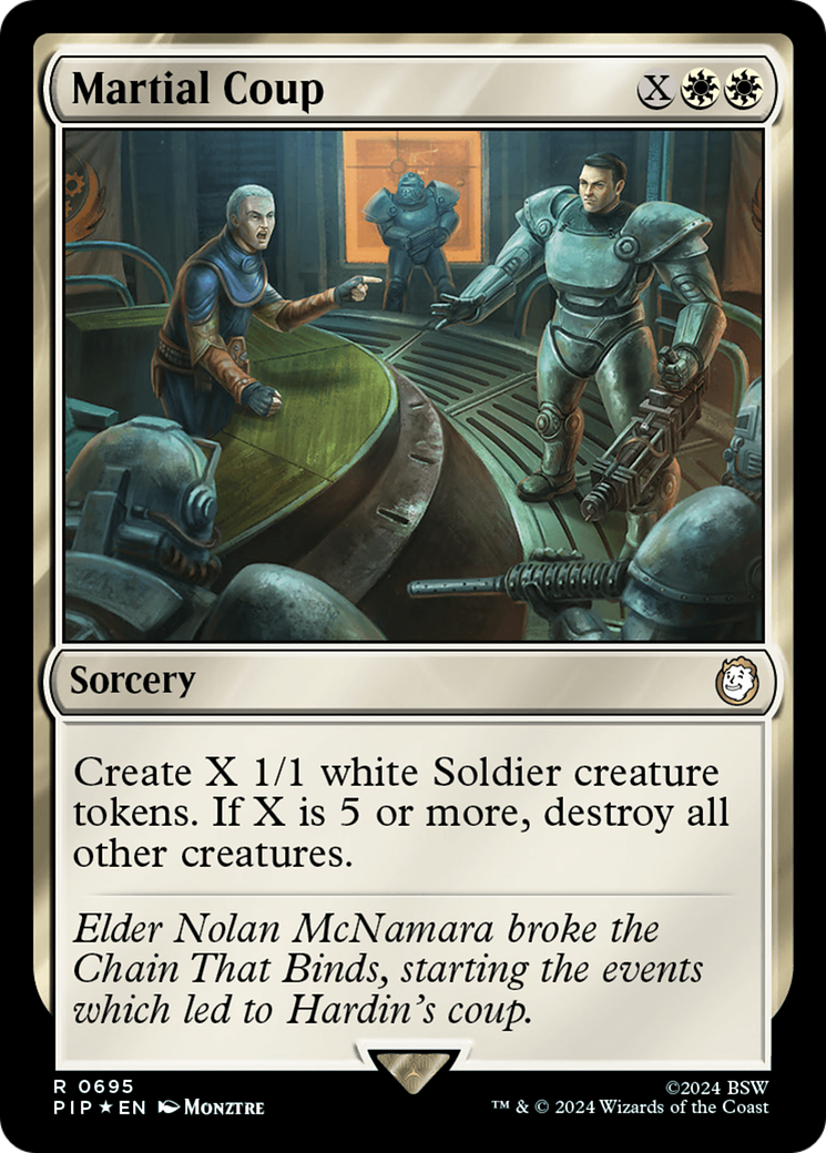 Martial Coup (Surge Foil) [Fallout] | The Time Vault CA