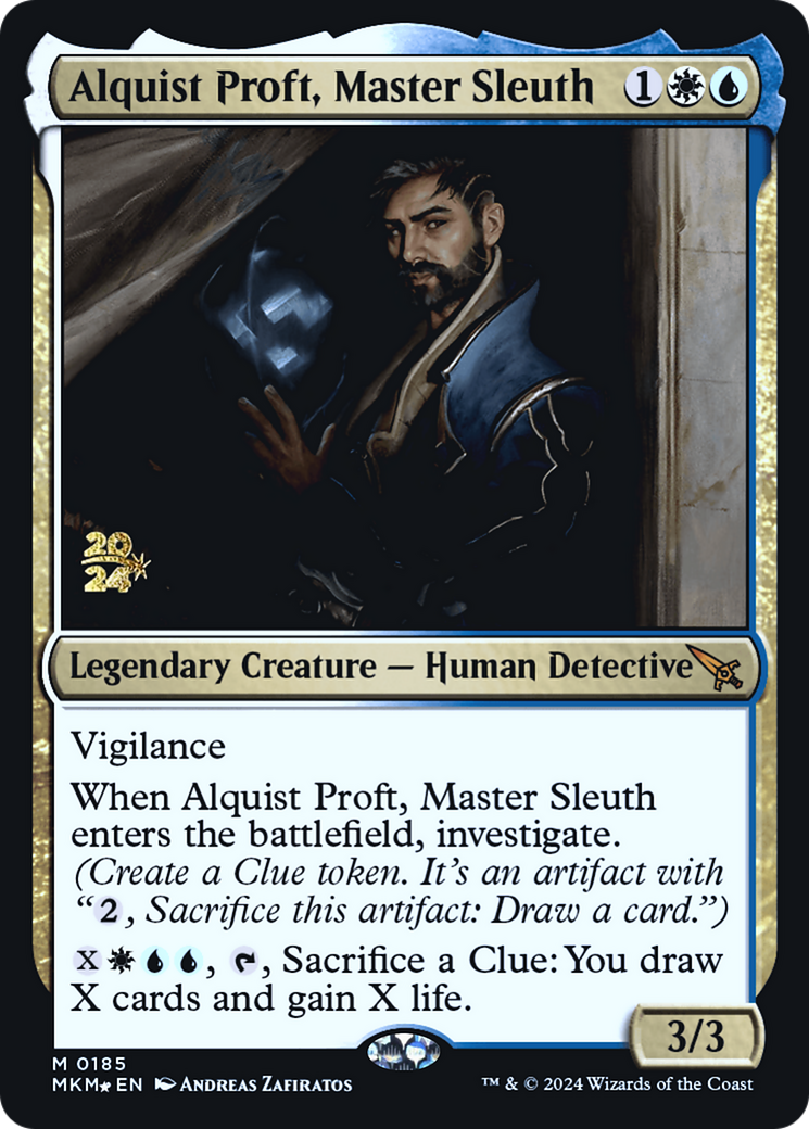 Alquist Proft, Master Sleuth [Murders at Karlov Manor Prerelease Promos] | The Time Vault CA