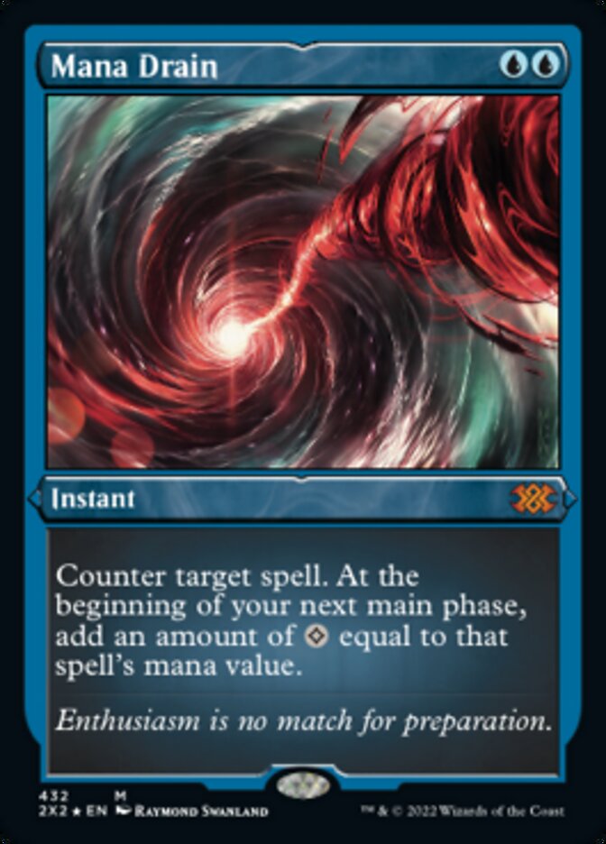 Mana Drain (Foil Etched) [Double Masters 2022] | The Time Vault CA