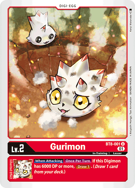 Gurimon [BT8-001] [New Awakening] | The Time Vault CA