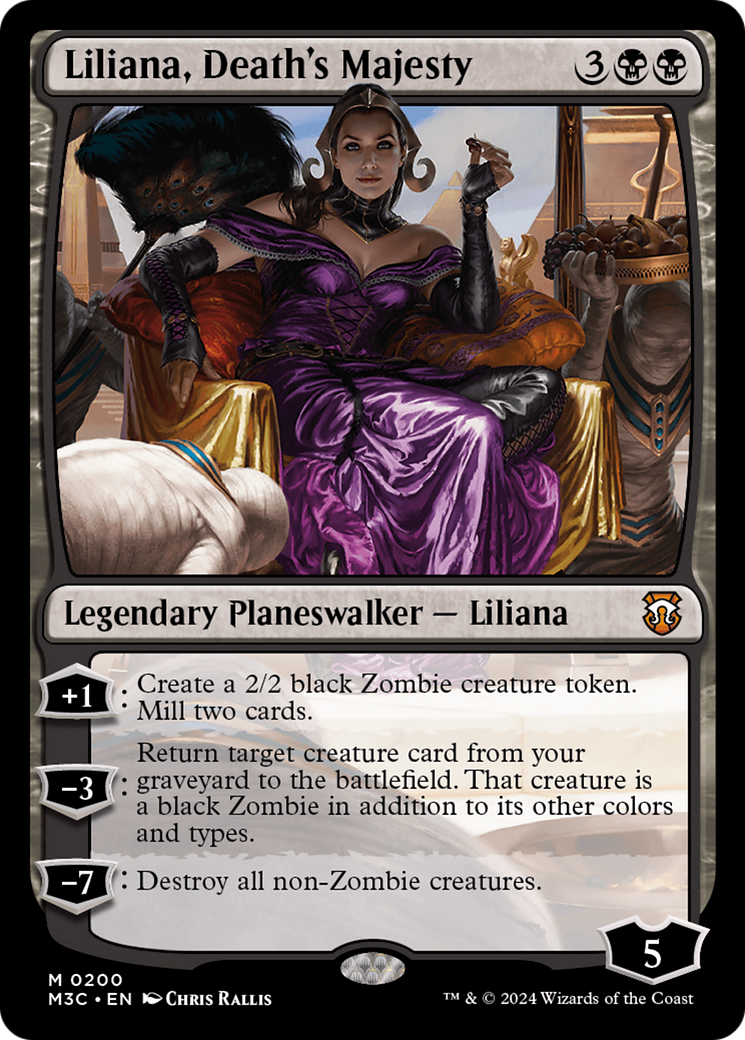 Liliana, Death's Majesty (Ripple Foil) [Modern Horizons 3 Commander] | The Time Vault CA