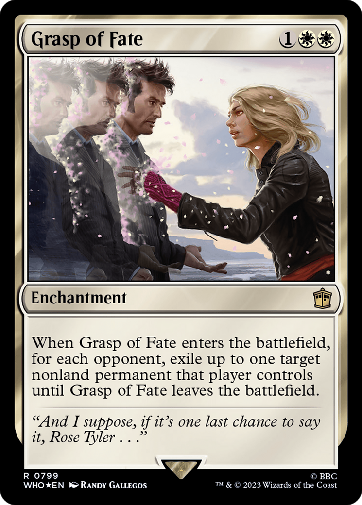 Grasp of Fate (Surge Foil) [Doctor Who] | The Time Vault CA