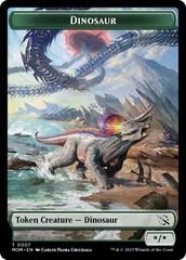 Treasure (21) // Dinosaur Double-Sided Token [March of the Machine Tokens] | The Time Vault CA