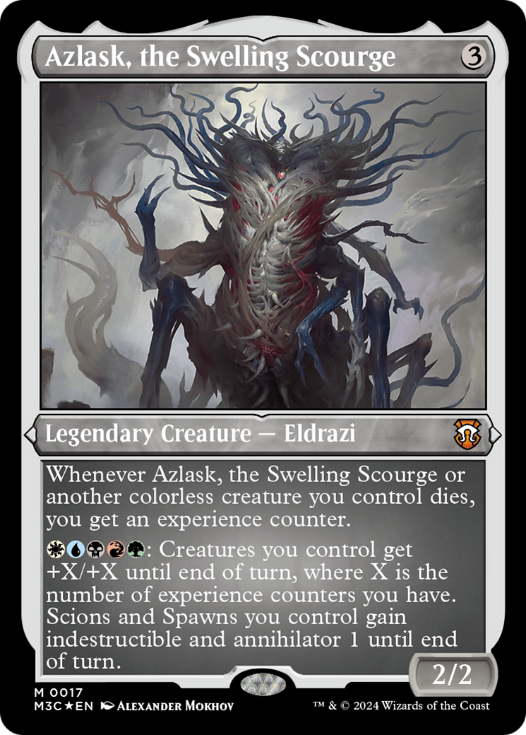 Azlask, the Swelling Scourge (Foil Etched) [Modern Horizons 3 Commander] | The Time Vault CA