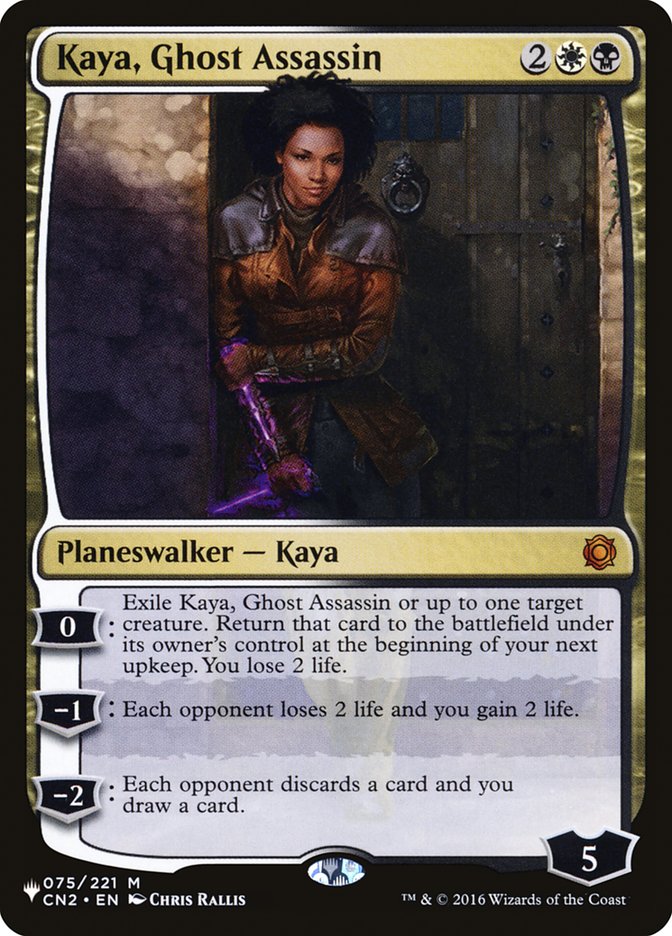 Kaya, Ghost Assassin [The List] | The Time Vault CA