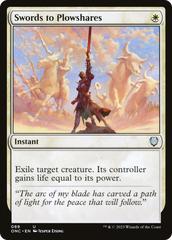 Swords to Plowshares [Phyrexia: All Will Be One Commander] | The Time Vault CA