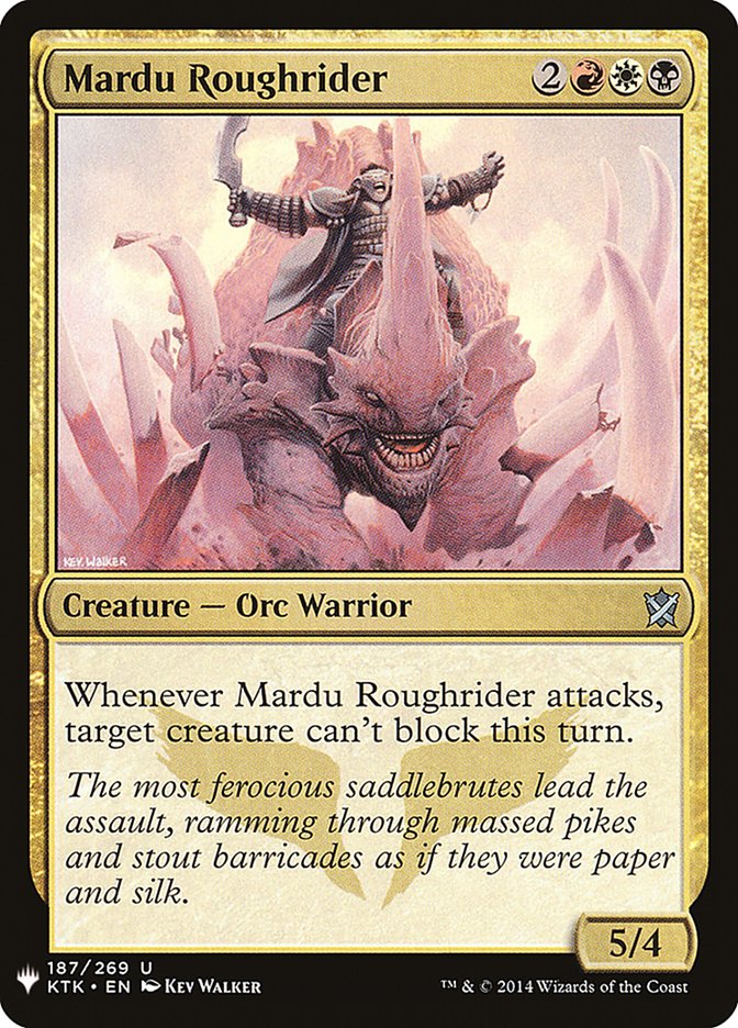 Mardu Roughrider [Mystery Booster] | The Time Vault CA