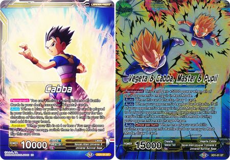 Cabba // Vegeta & Cabba, Master & Pupil (XD1-01) [Assault of the Saiyans] | The Time Vault CA