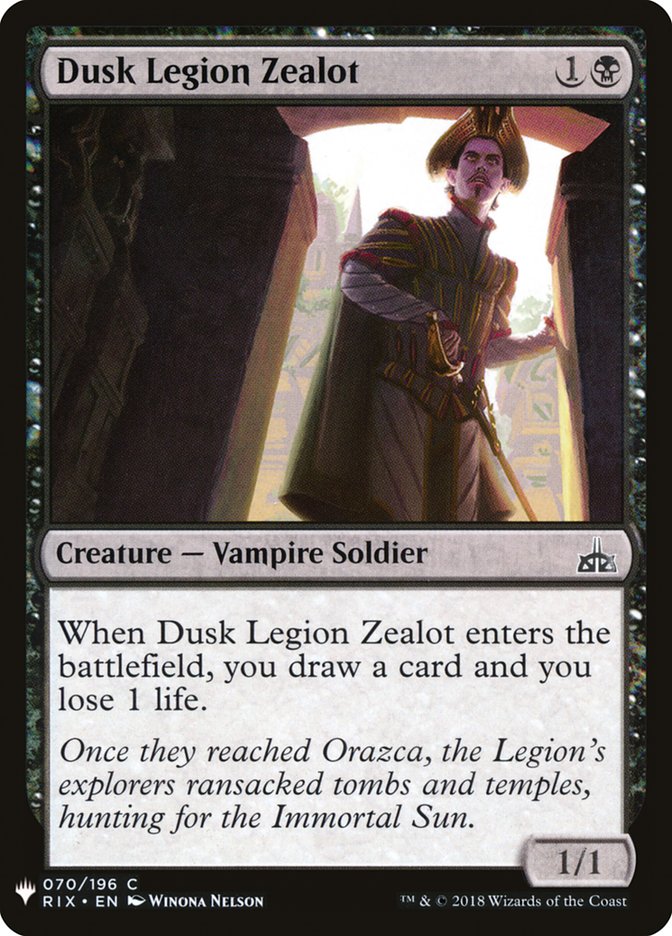 Dusk Legion Zealot [Mystery Booster] | The Time Vault CA