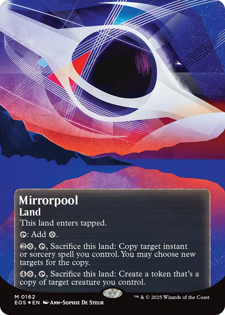 Mirrorpool (0162) (Borderless) (Galaxy Foil) [Edge of Eternities: Stellar Sights] | The Time Vault CA