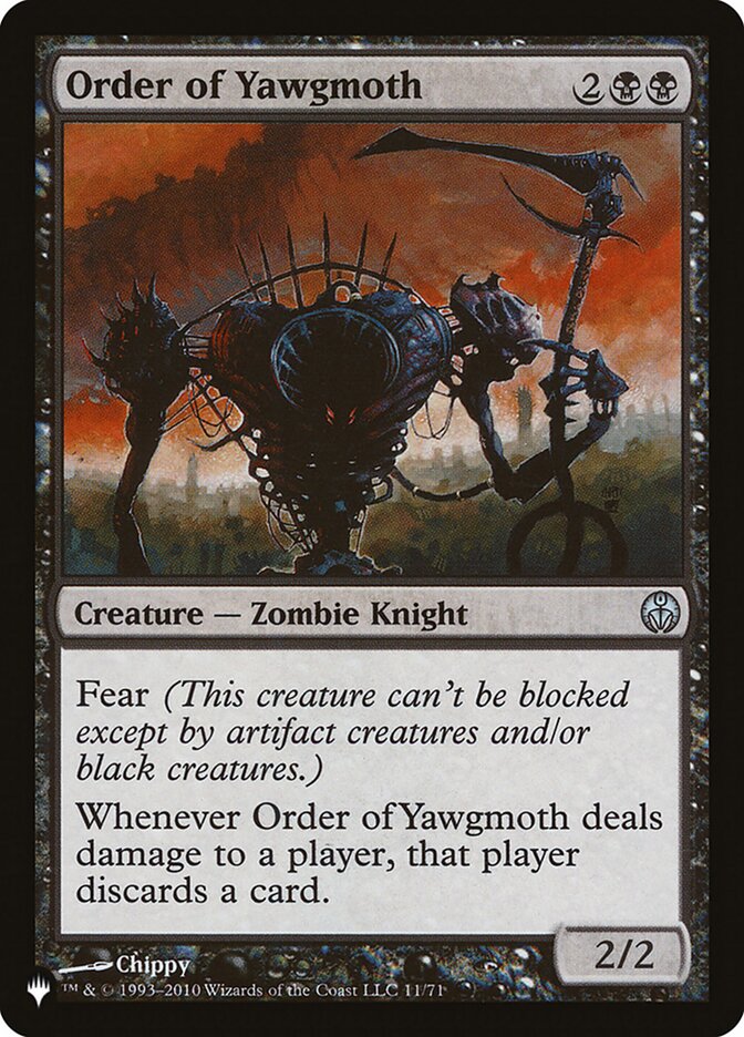 Order of Yawgmoth [The List] | The Time Vault CA