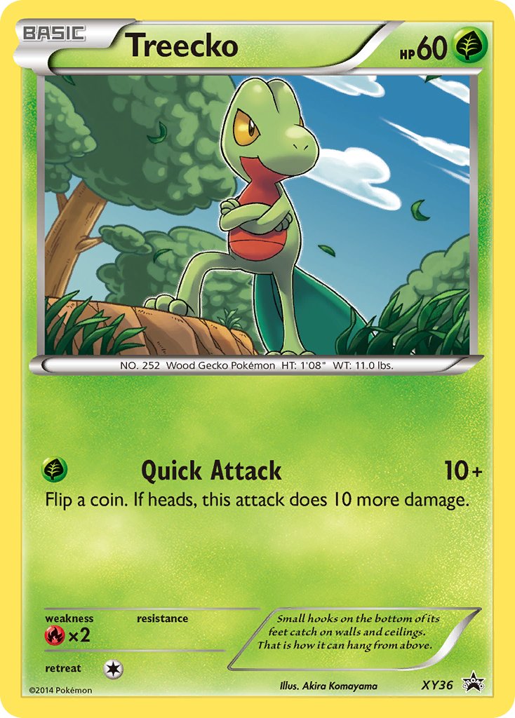 Treecko (XY36) [XY: Black Star Promos] | The Time Vault CA