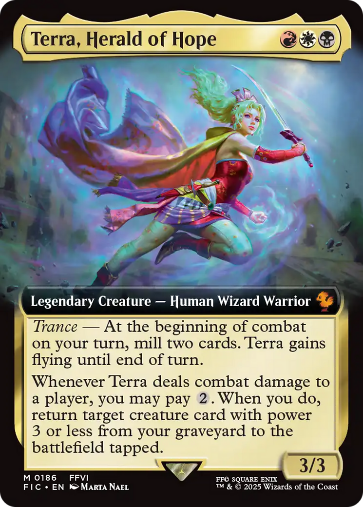 Terra, Herald of Hope (Extended Art) [FINAL FANTASY Commander] | The Time Vault CA