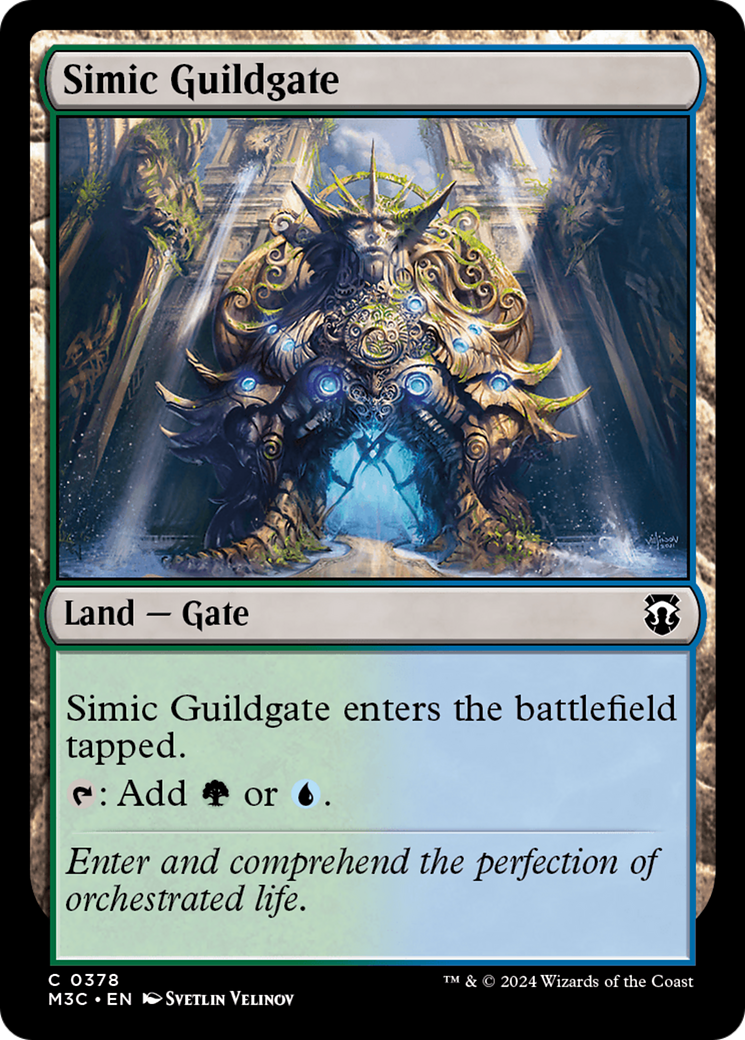 Simic Guildgate (Ripple Foil) [Modern Horizons 3 Commander] | The Time Vault CA