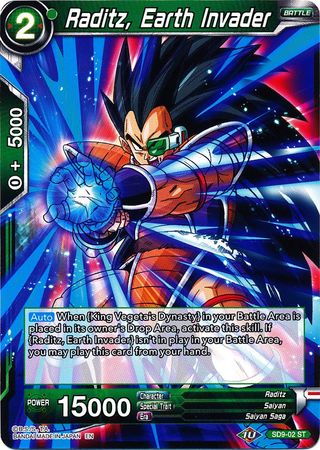 Raditz, Earth Invader (SD9-02) [Assault of the Saiyans] | The Time Vault CA