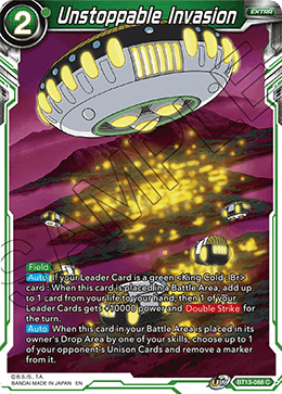 Unstoppable Invasion (Common) (BT13-088) [Supreme Rivalry] | The Time Vault CA