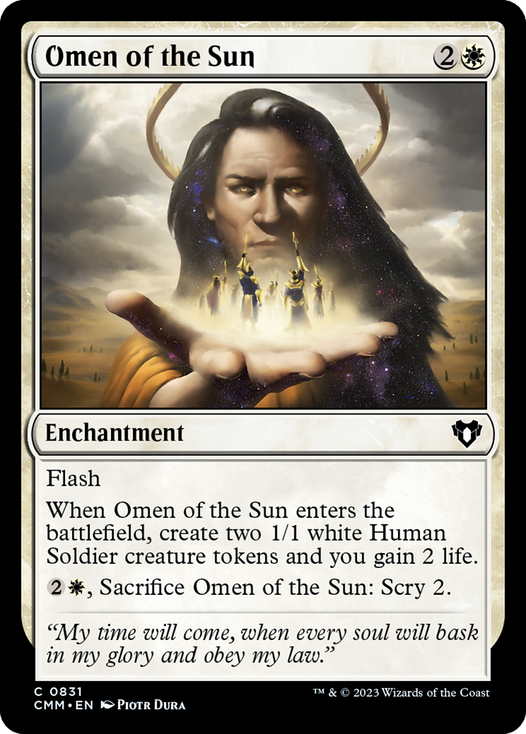 Omen of the Sun [Commander Masters] | The Time Vault CA