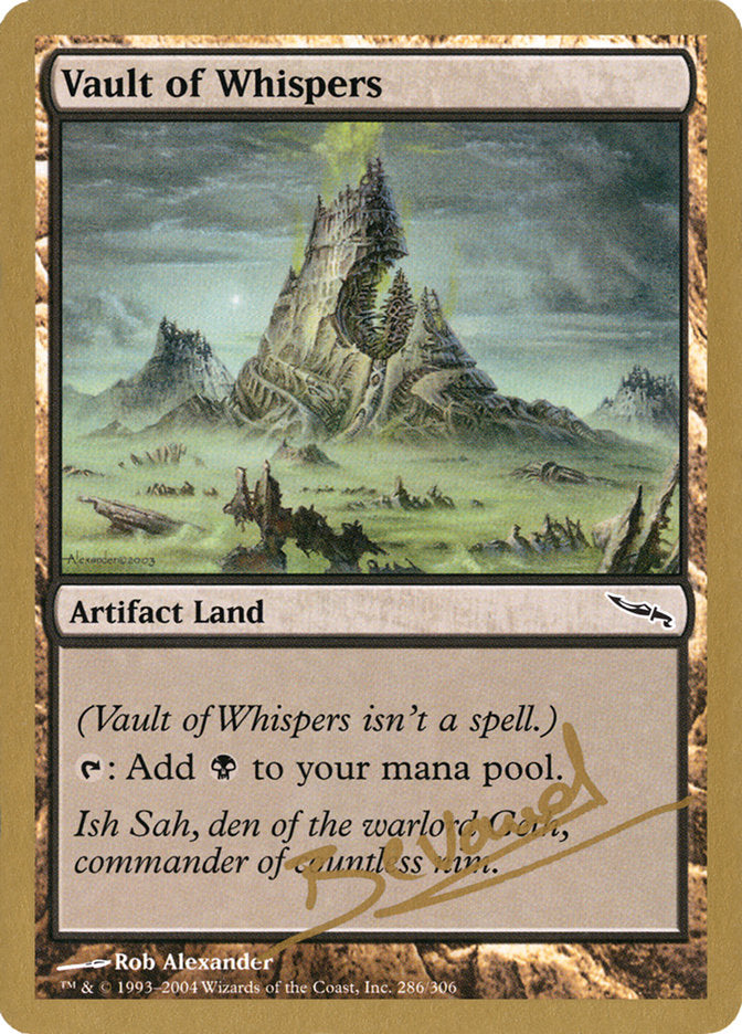 Vault of Whispers (Manuel Bevand) [World Championship Decks 2004] | The Time Vault CA