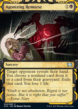 Agonizing Remorse (Foil Etched) [Strixhaven: Mystical Archive] | The Time Vault CA