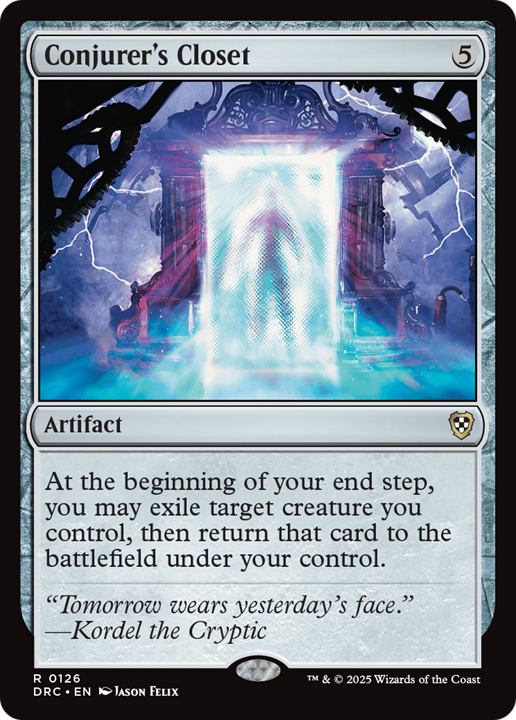 Conjurer's Closet [Aetherdrift Commander] | The Time Vault CA