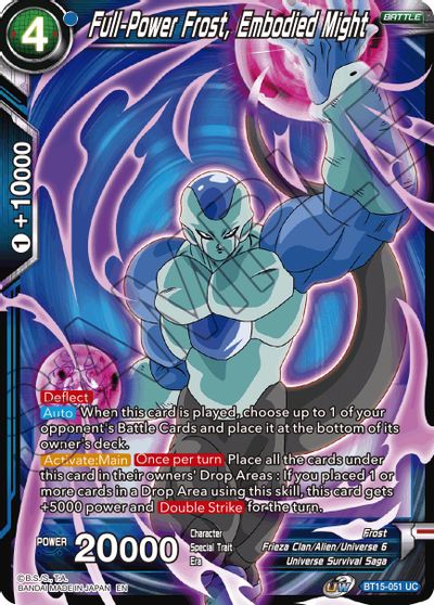 Full-Power Frost, Embodied Might (BT15-051) [Saiyan Showdown] | The Time Vault CA