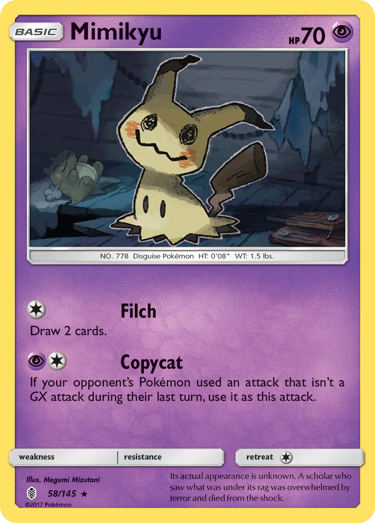 Mimikyu (58/145) [Sun & Moon: Guardians Rising] | The Time Vault CA