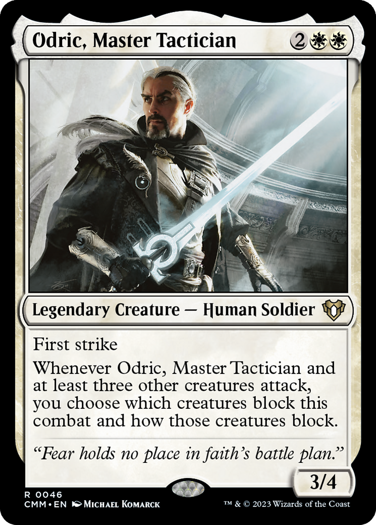 Odric, Master Tactician [Commander Masters] | The Time Vault CA