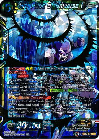 Hit, Pride of Universe 6 (BT7-079) [Assault of the Saiyans] | The Time Vault CA