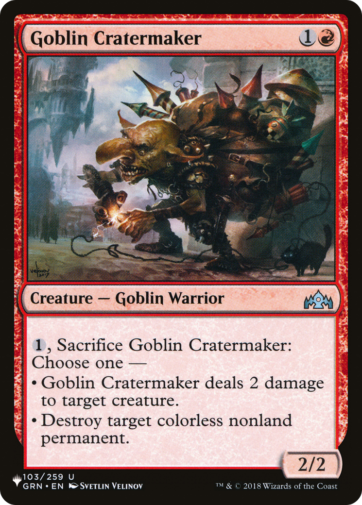 Goblin Cratermaker [The List] | The Time Vault CA