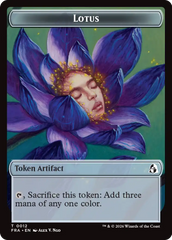 Dragon // Lotus Double-Sided Token [Reality Fracture Tokens] | The Time Vault CA