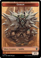 Illusion // Goblin Double-Sided Token [Bloomburrow Commander Tokens] | The Time Vault CA