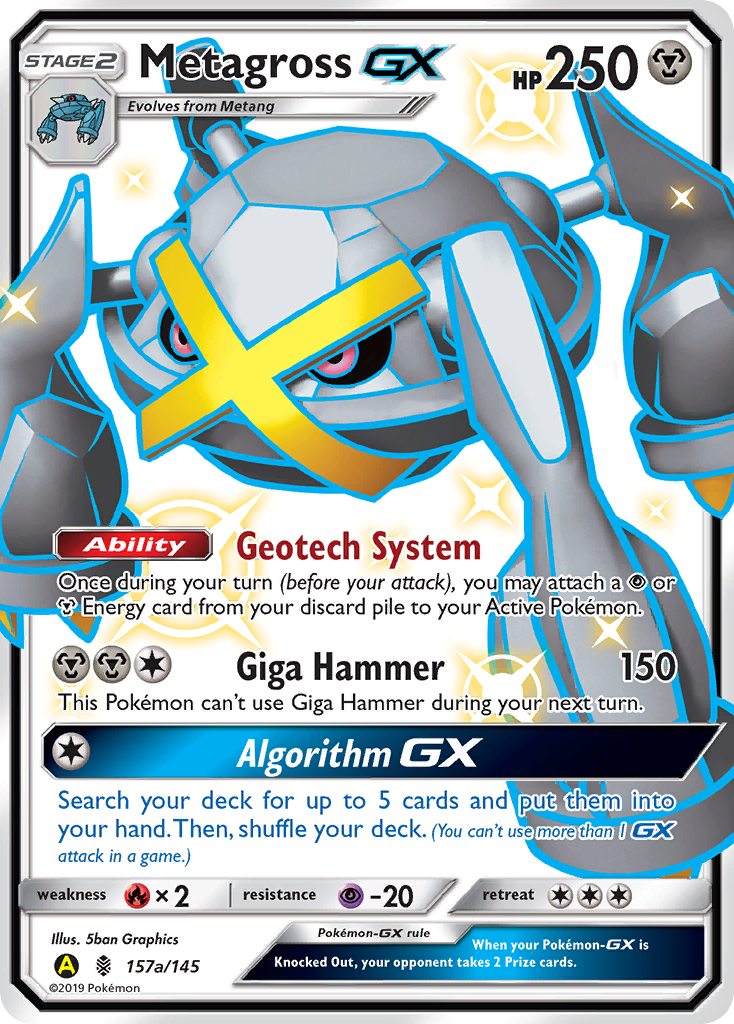 Metagross GX (157a/145) [Alternate Art Promos] | The Time Vault CA