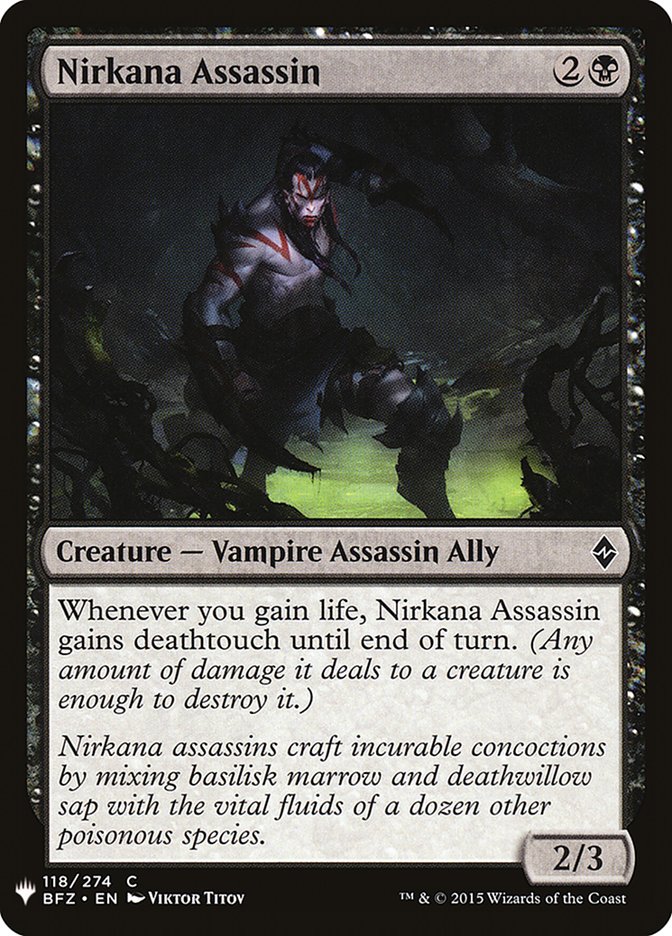 Nirkana Assassin [Mystery Booster] | The Time Vault CA