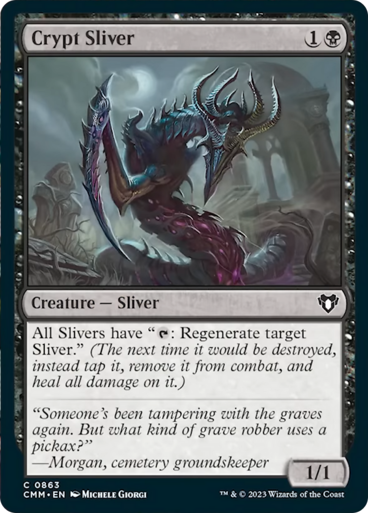 Crypt Sliver [Commander Masters] | The Time Vault CA