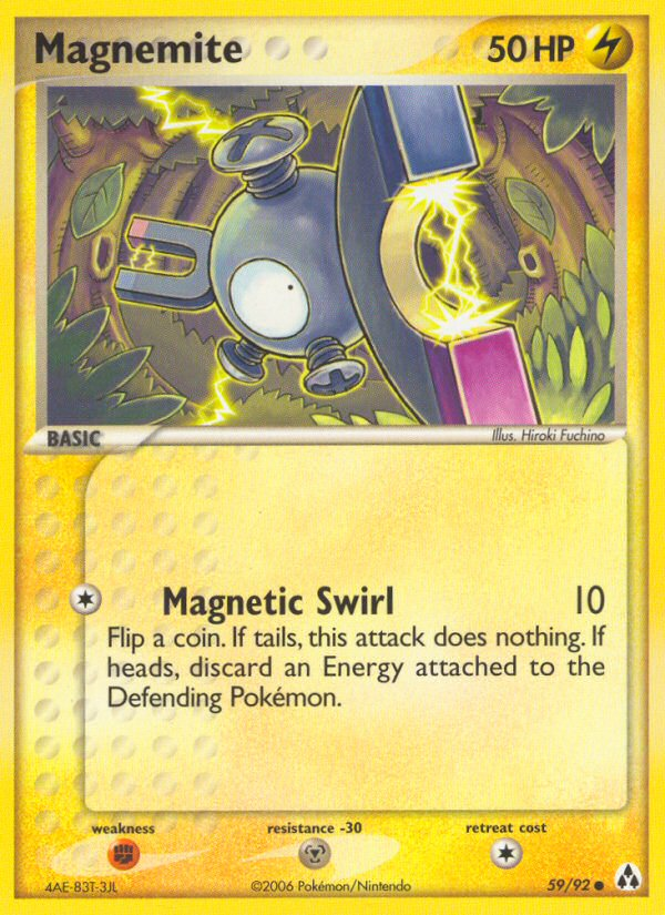 Magnemite (59/92) [EX: Legend Maker] | The Time Vault CA