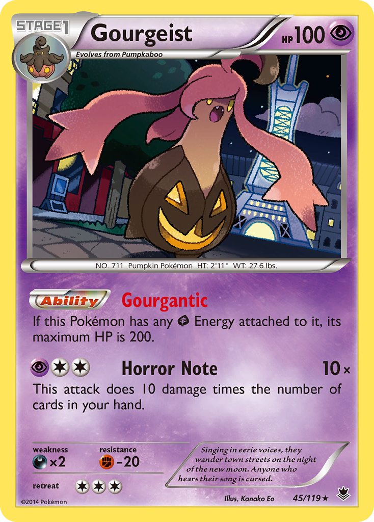 Gourgeist (45/119) [XY: Phantom Forces] | The Time Vault CA