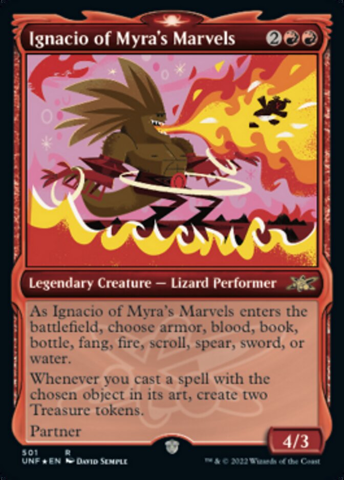 Ignacio of Myra's Marvels (Showcase) (Galaxy Foil) [Unfinity] | The Time Vault CA