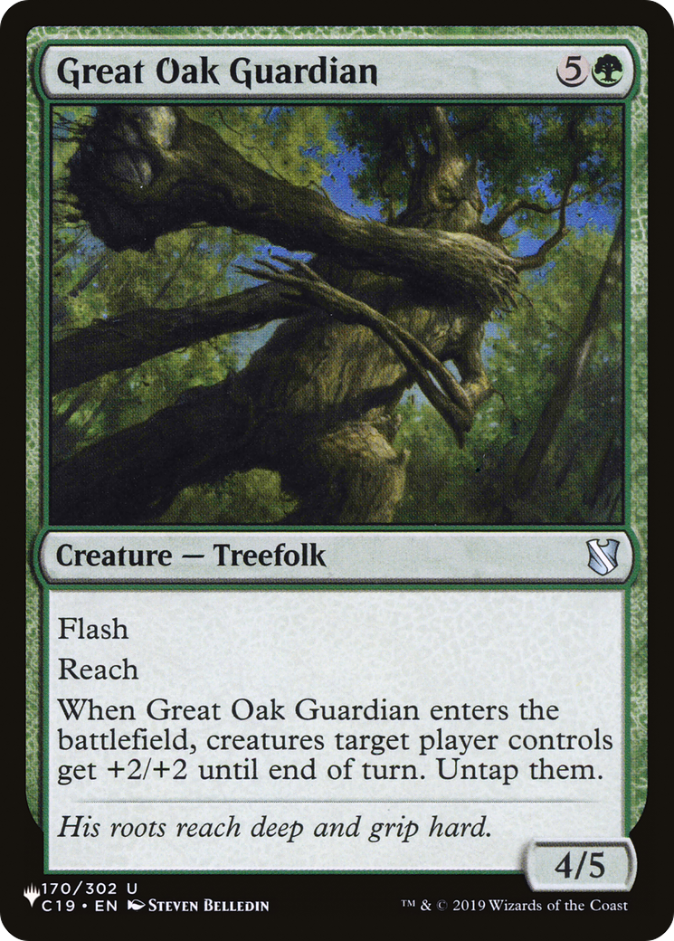 Great Oak Guardian [The List Reprints] | The Time Vault CA