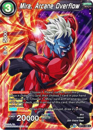 Mira, Arcane Overflow (BT11-138) [Vermilion Bloodline 2nd Edition] | The Time Vault CA